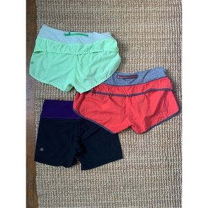 Lululemon running shorts